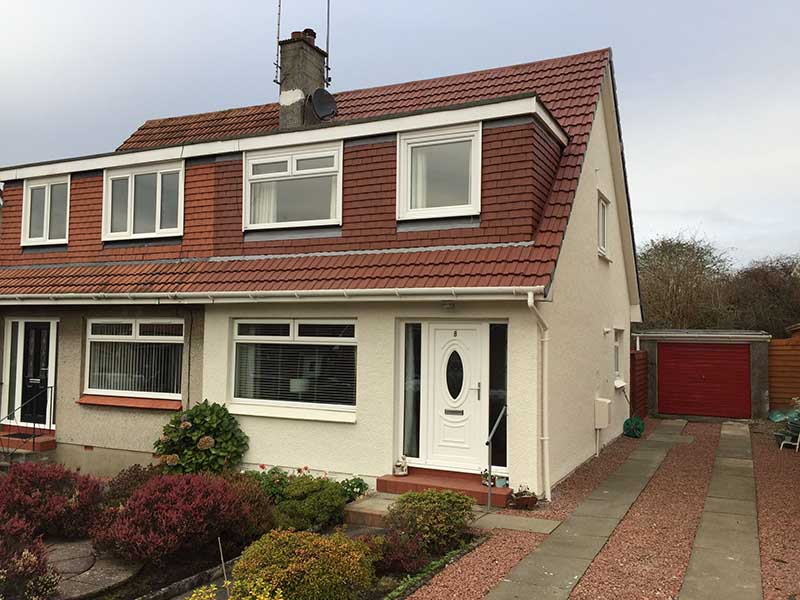 Semi-detached Roof Coating Protection in Carluke