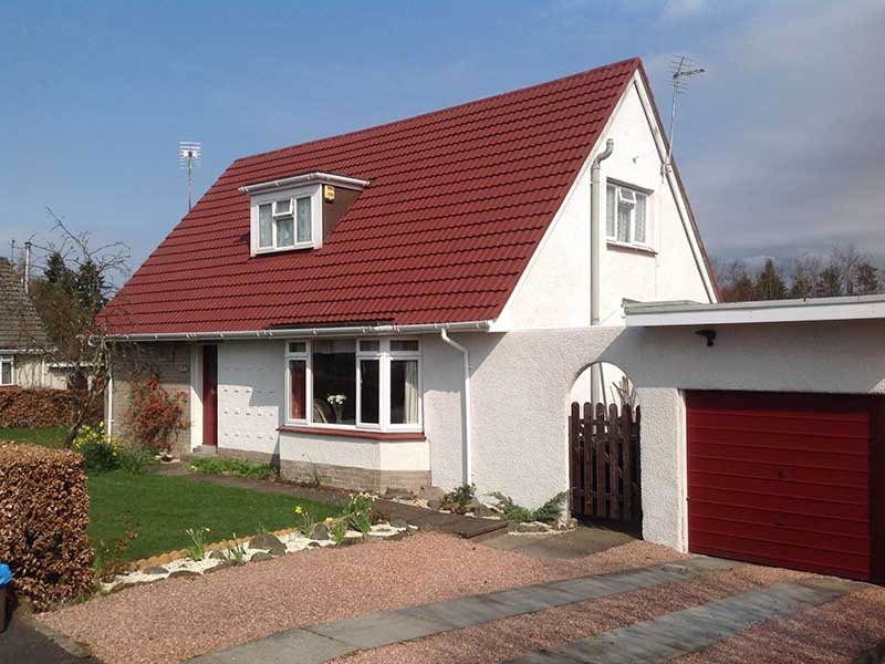 After Photo: Roof repairs / Roof Protective Coating in Dunblane