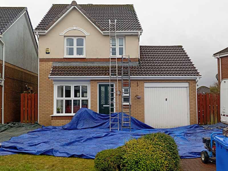 Before Photo: Protective thermal Roof Coating in East Kilbride