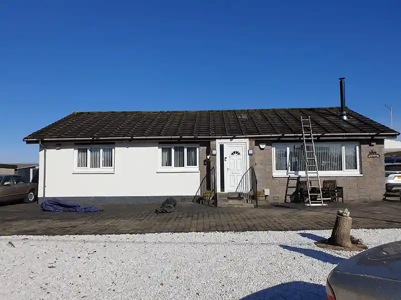 Before Photo: Protective Roof Coating after Roof Inspection in Falkirk
