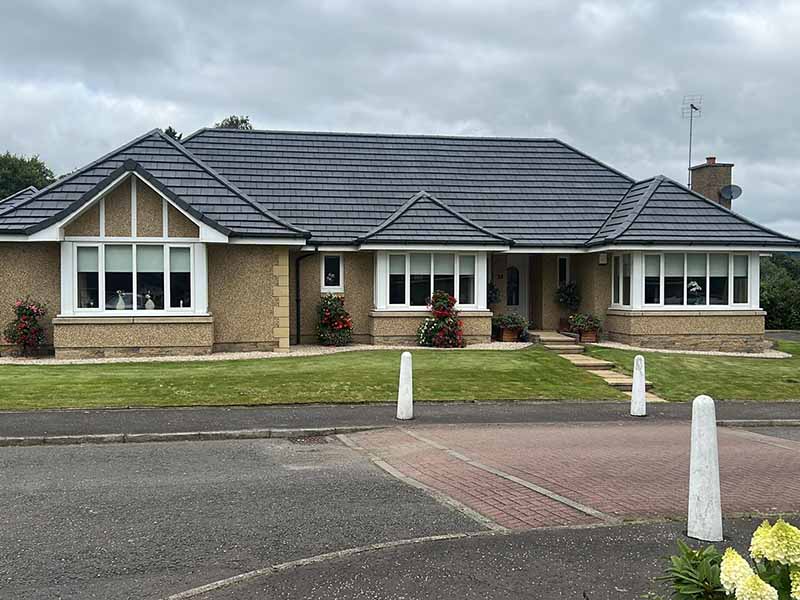 Bungalow Roof Protective Coating in Lanark