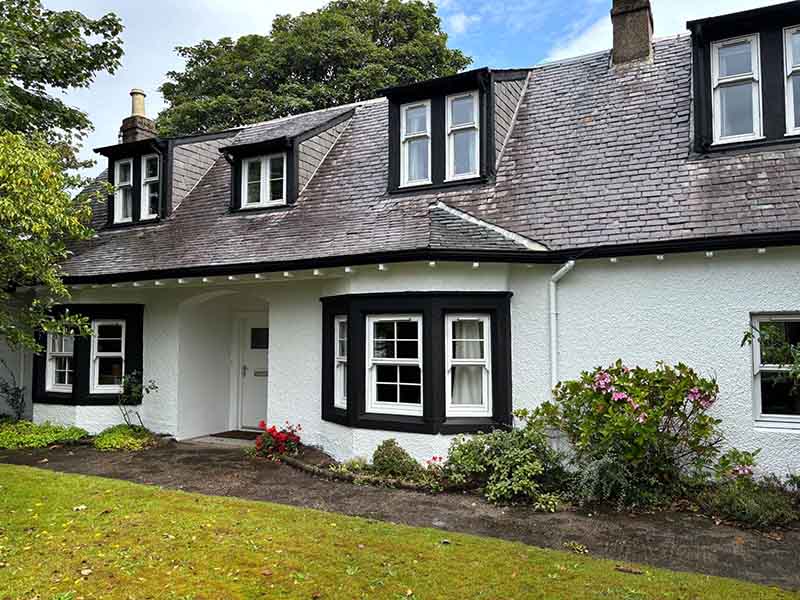 House Exterior Thermal Wall Coating in Ardrossan, Ayrshire