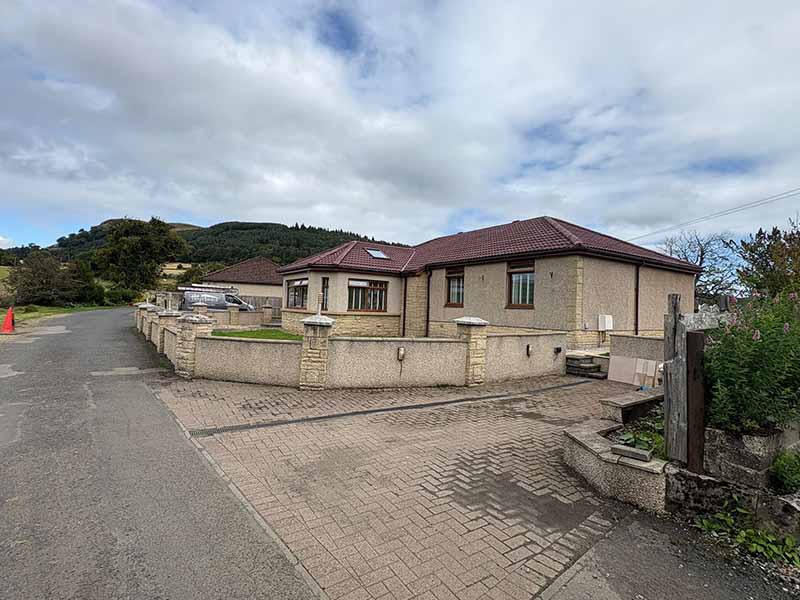 Before Photo: Exterior Thermal Wall Coating for House in Ardrossan, Ayrshire Before Photo: Exterior Thermal Wall Coating for House in Ardrossan, Ayrshire