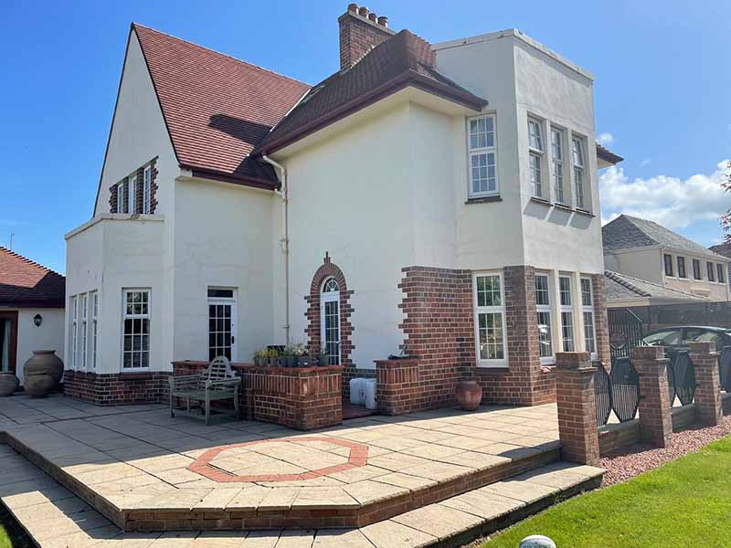 Exterior Thermal Wall Coating for House in Ayr, Ayrshire