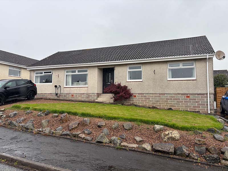 Before Photo: Exterior Thermal Wall Coating for House in Coylton, Ayrshire