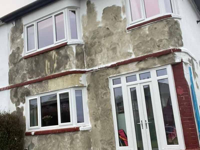 Before Photo: Exterior Thermal Wall Coating Protection for property in Carlisle