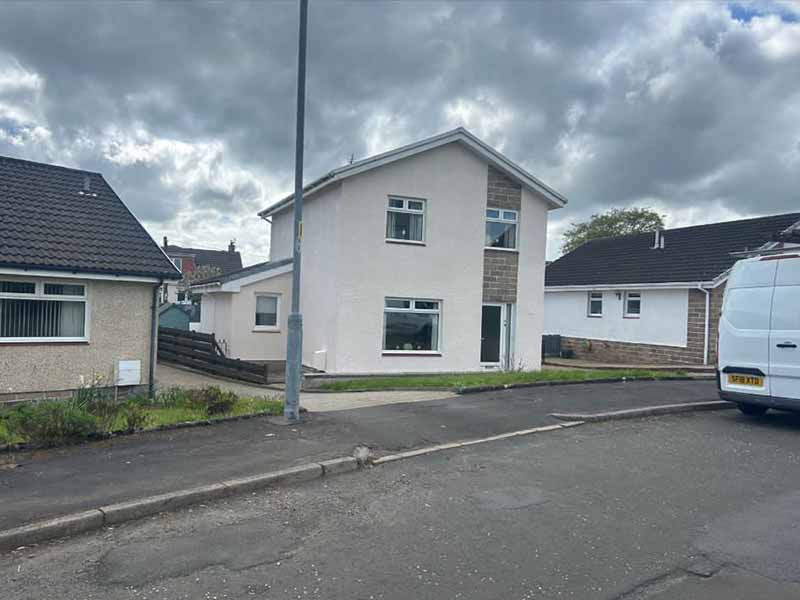 After Photo: House Exterior Thermal Wall Coating in Coylton, Ayrshire