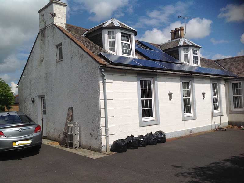 Before Photo: Exterior Thermal Wall Coating in Dumfries