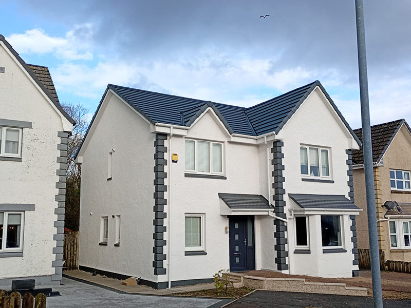 House Exterior Thermal Wall Coating in Kilbrinie, Ayrshire