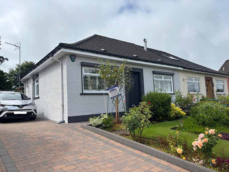 Exterior Wall Coating System within Paisley, Renfrewshire