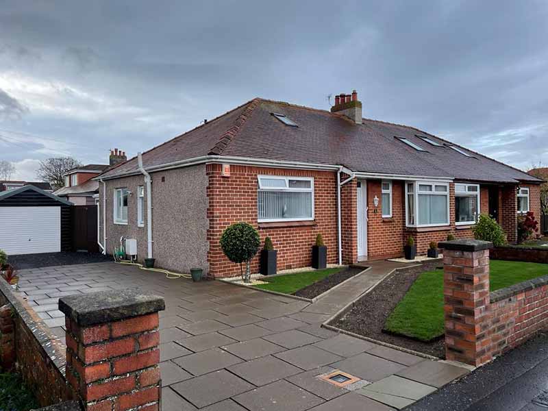 Before Photo: Exterior Thermal House Wall Protective Coating in Prestwick