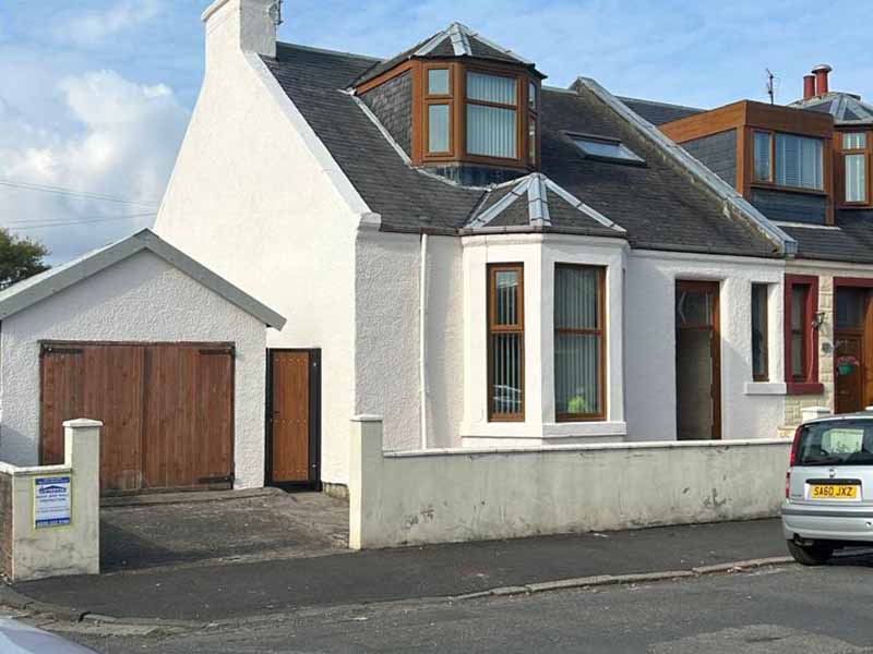 After Photo: Exterior Thermal House Wall Protective Coating in Prestwick, Ayrshire