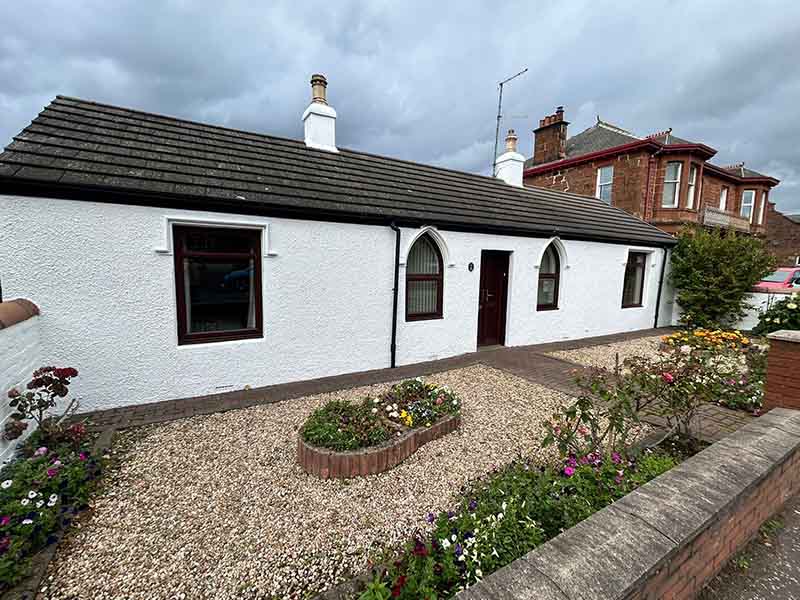 Exterior Thermal Wall Coating for House in Prestwick, Ayrshire
