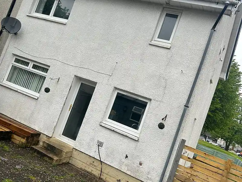 Before Photo: House Exterior Wall Coating in Roseneith,  Argyll and Bute