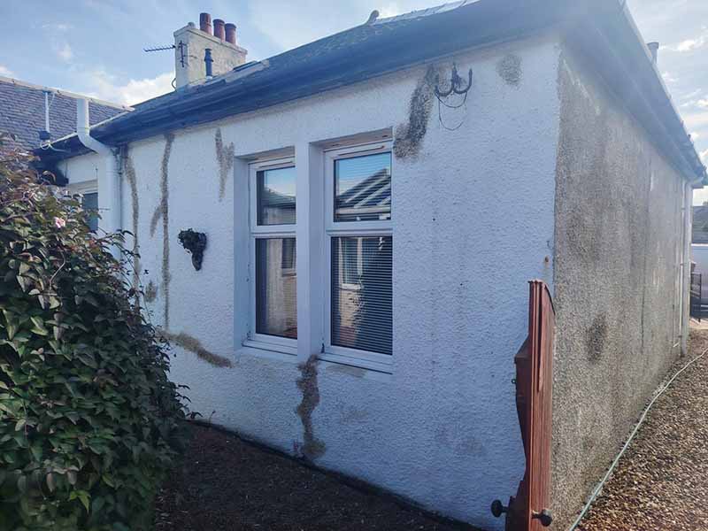 Before Photo: Exterior Thermal Wall Coating for House in Saltcoats, Ayrshire Before Photo: Exterior Thermal Wall Coating for House in Saltcoats, Ayrshire