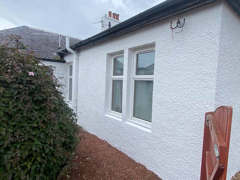 Exterior Thermal Wall Coating for House in Saltcoats, Ayrshire