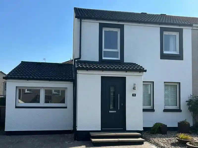 House Exterior Wall Coating in Troon, Ayrshire