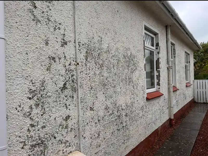 Before Photo: Exterior Thermal Wall Coating in Wemyss Bay, Inverclyde